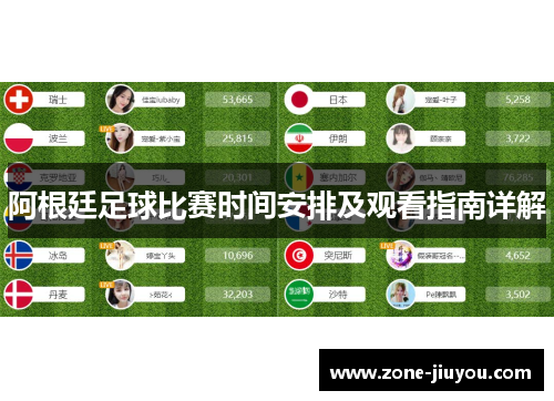 阿根廷足球比赛时间安排及观看指南详解